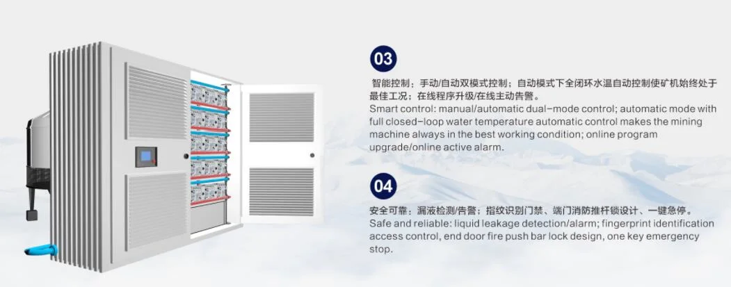 Water Cooling Mining Container for Antminer S19 Series Miner Whatsminer M20/M30/M50 Antminer Box